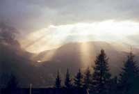 Wolkenloch über Mittenwald